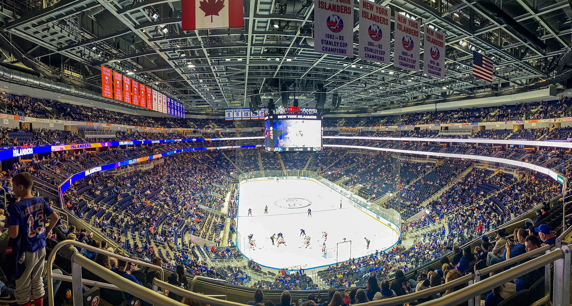 UBS Arena during an Islanders preseason game
